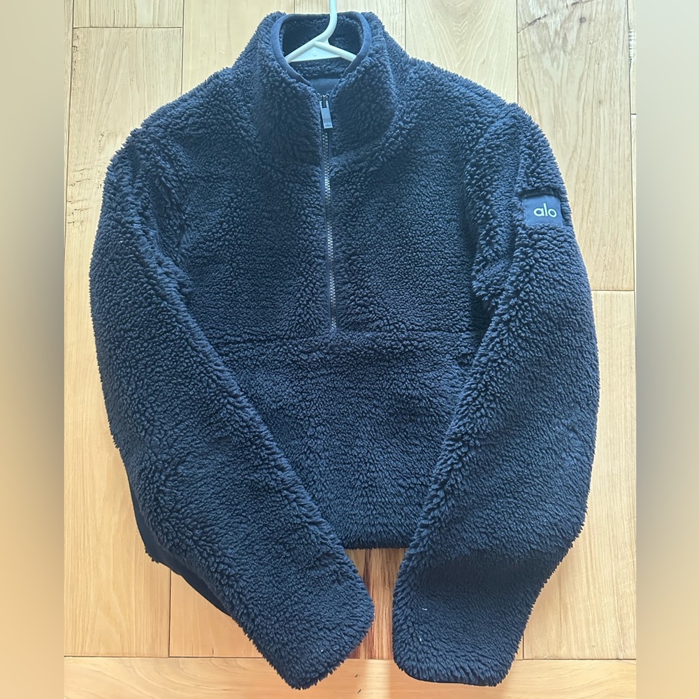 ALO Yoga Shanti Half Zip Sherpa Jacket